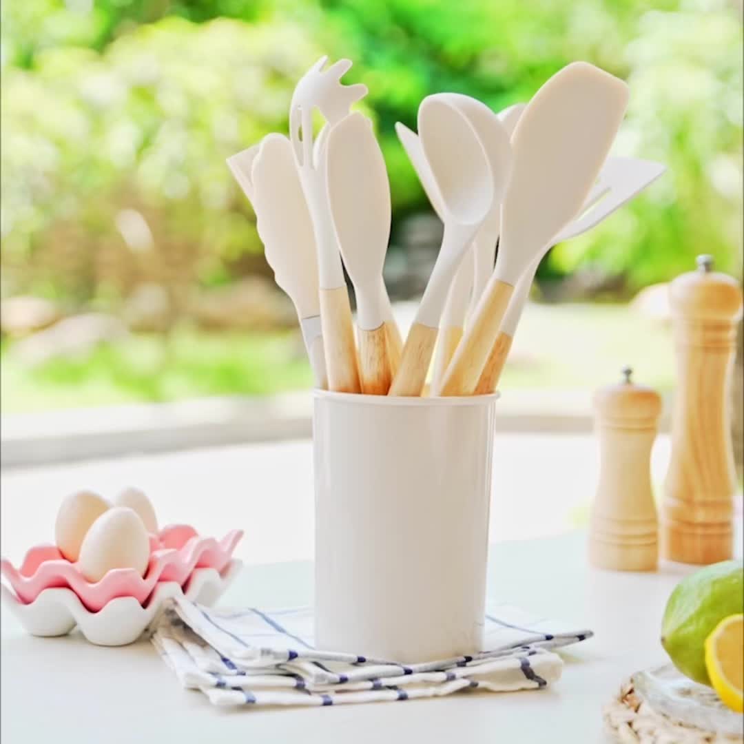 SilicoWare – 12-Piece Silicone Kitchen Utensil Set