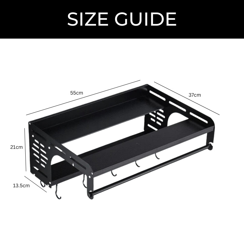 Estante para microondas y almacenamiento de cocina Dalton