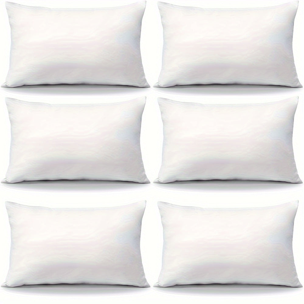 DouceurCoussin - 6 Almofadas Brancas para Conforto Duradouro