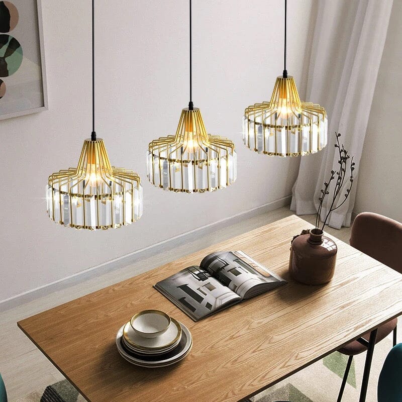 Lampa s krystalovým přívěskem Serenity