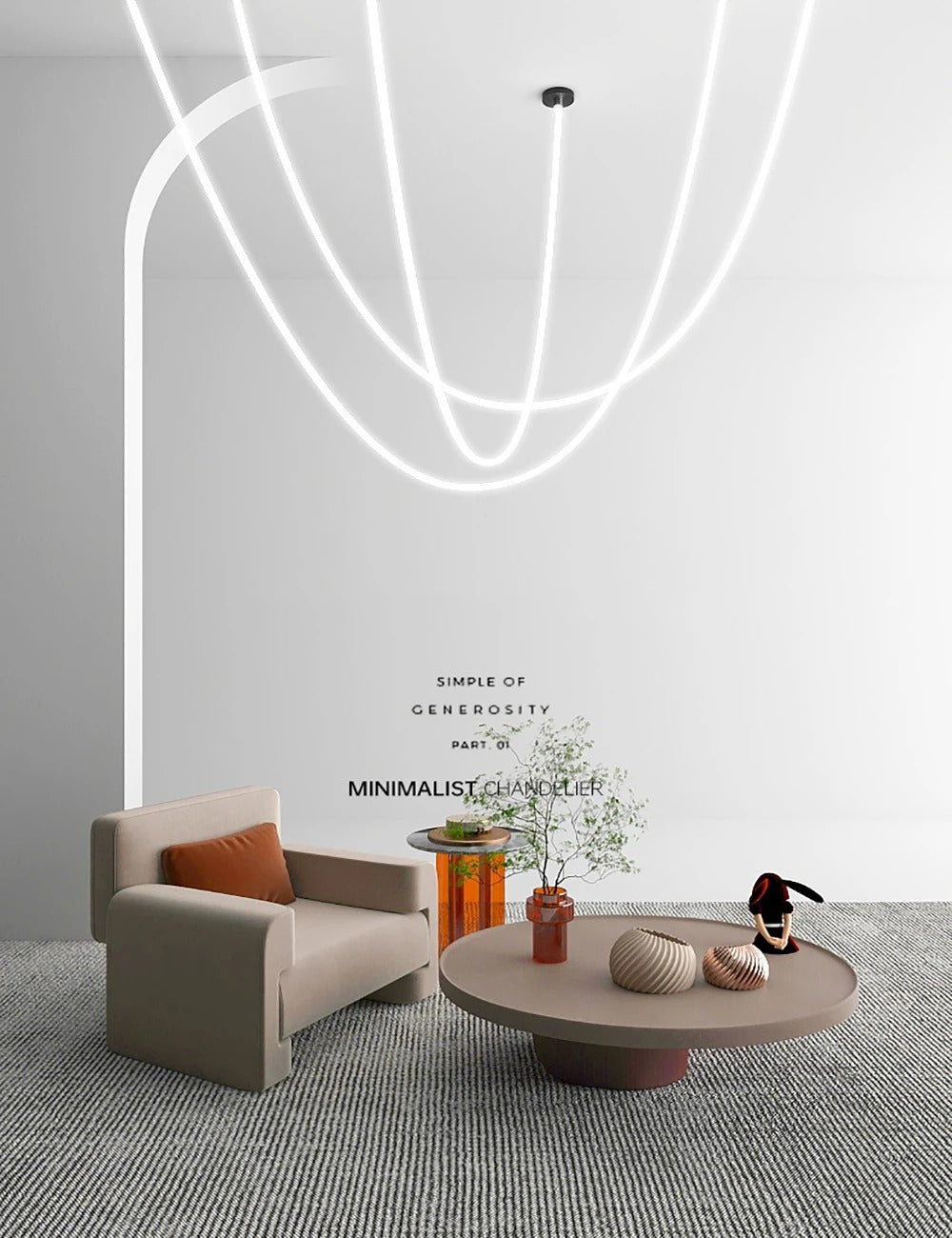 Vrimlo Loop Pendant Light / Chain Light