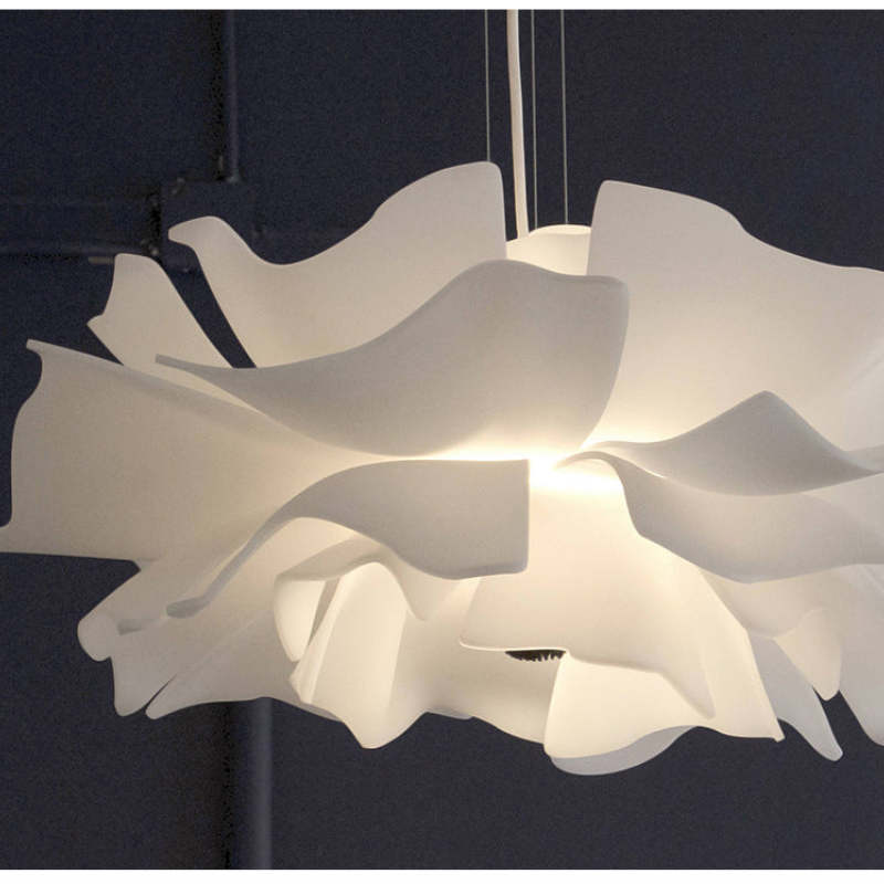 Bella Modern Design Hanglamp Bloem Wit Metaal Woonkamer Slaapkamer