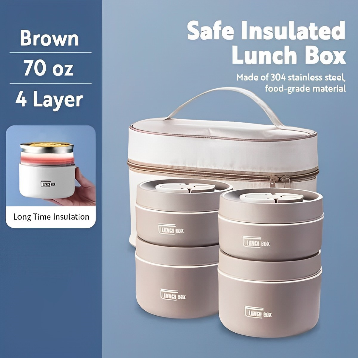 Rita insulated lunch box