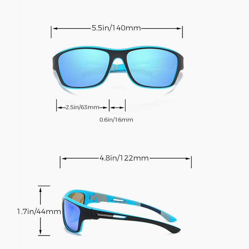 Polarized sports sunglasses: Ultimate anti-glare protection