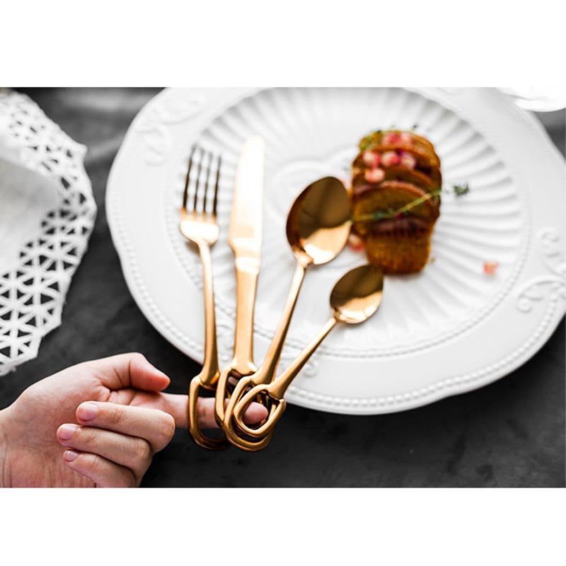 Elegance Ringlet Flatware Set