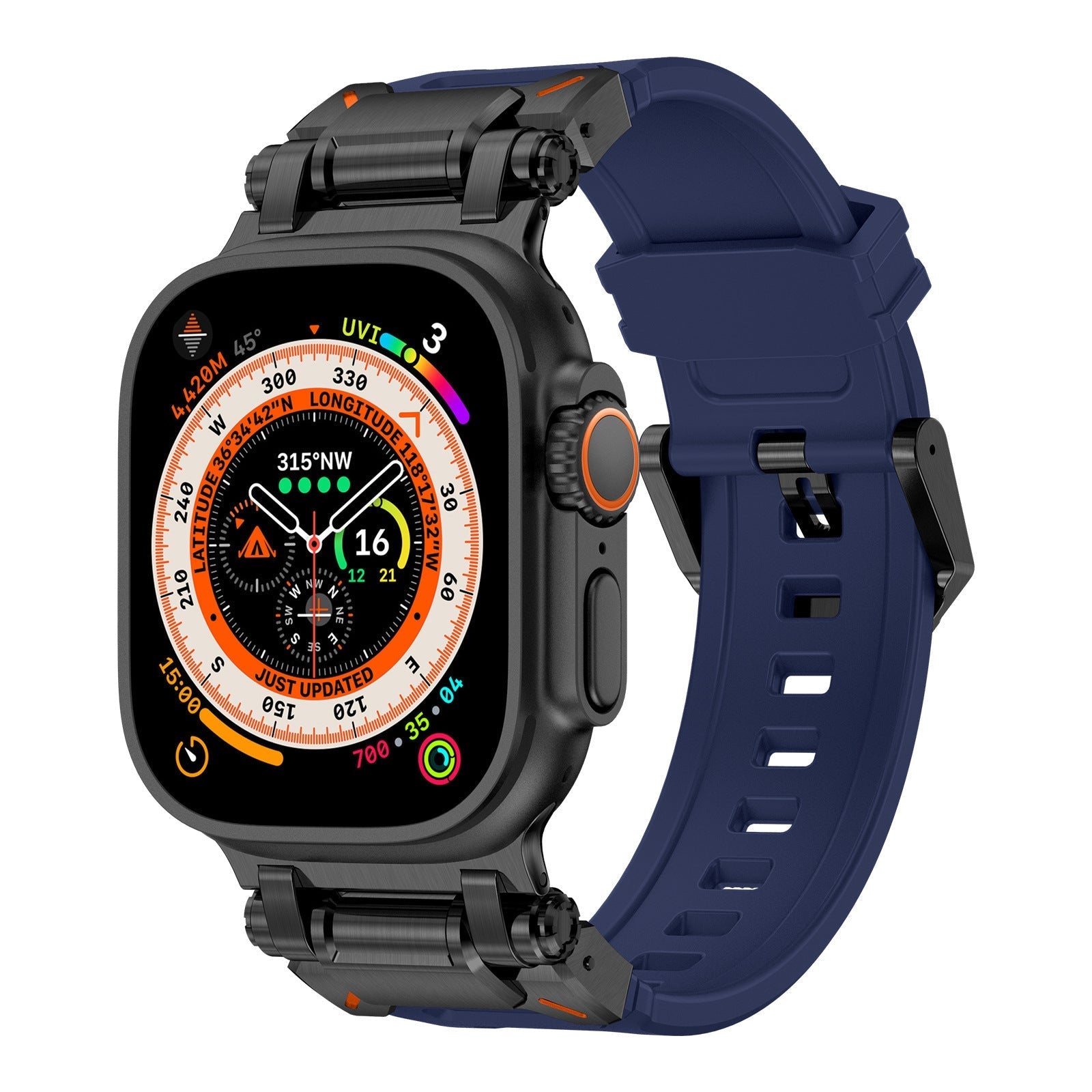 Explorer silikonrem for Apple Watch