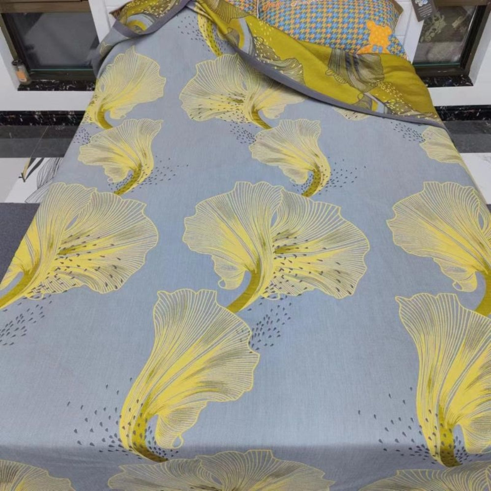 Zantedeschia Flower Reversible Cotton Blanket