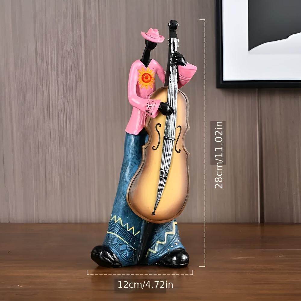 Jazz Zenei Együttes Gyanta Figurine