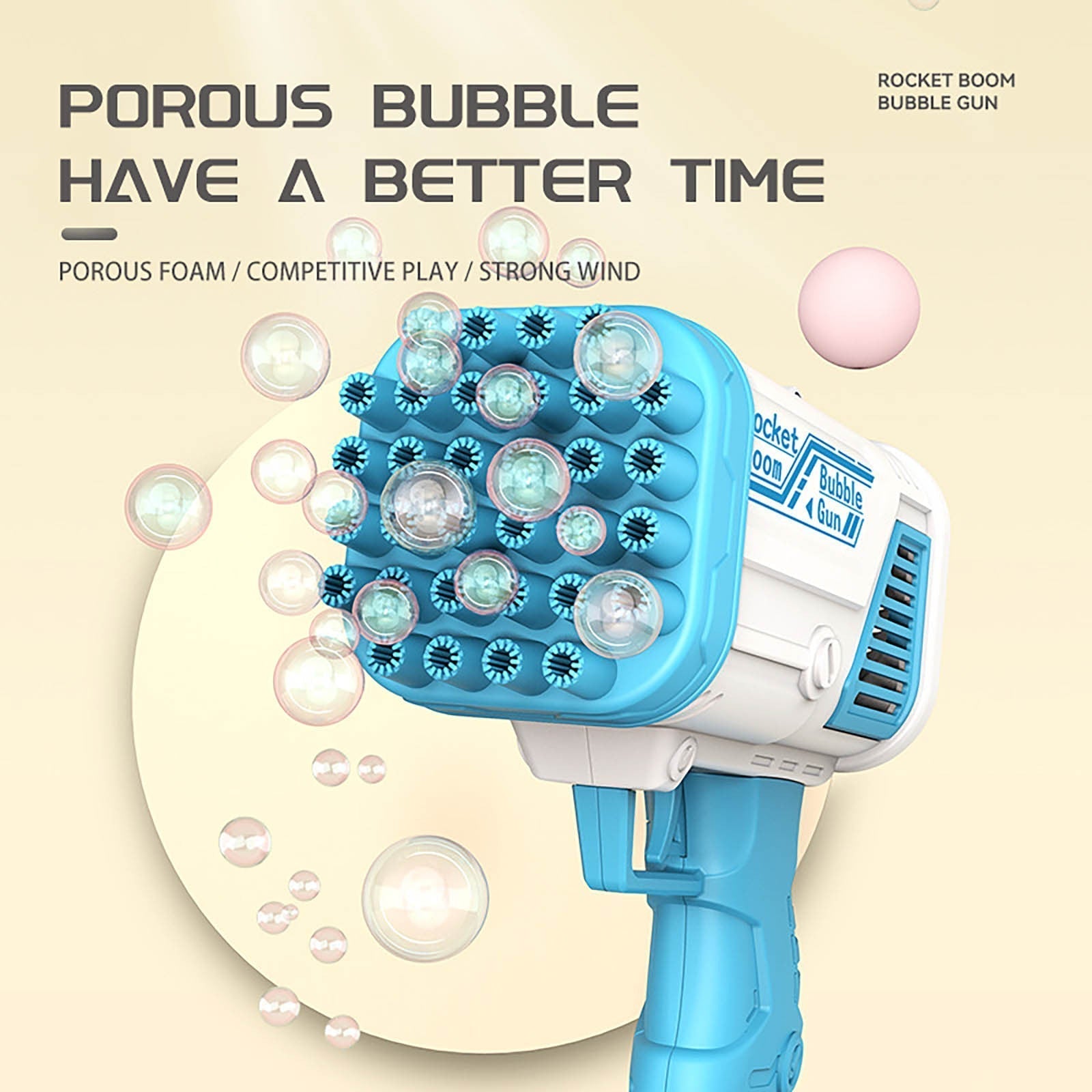 Bubble Bazooka™ - Fun bubble game - soap bubble gun