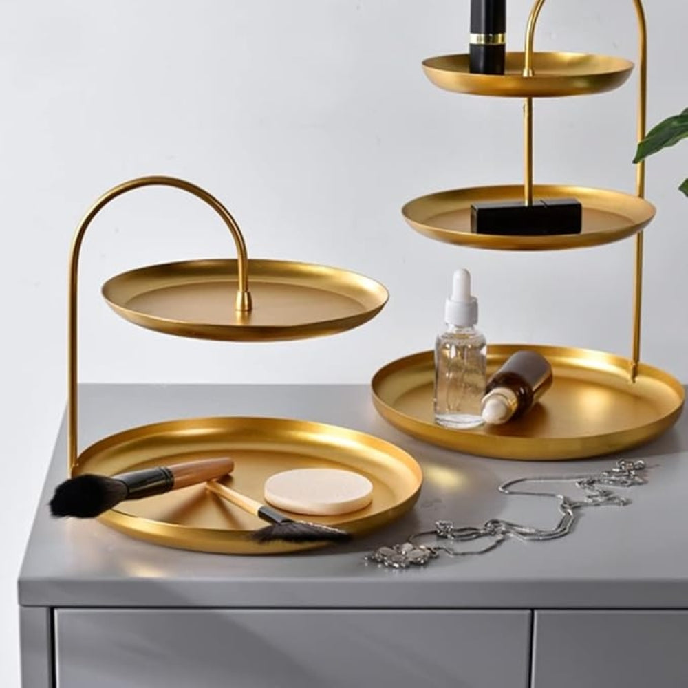 Organizador de Almacenamiento Elegante en Oro