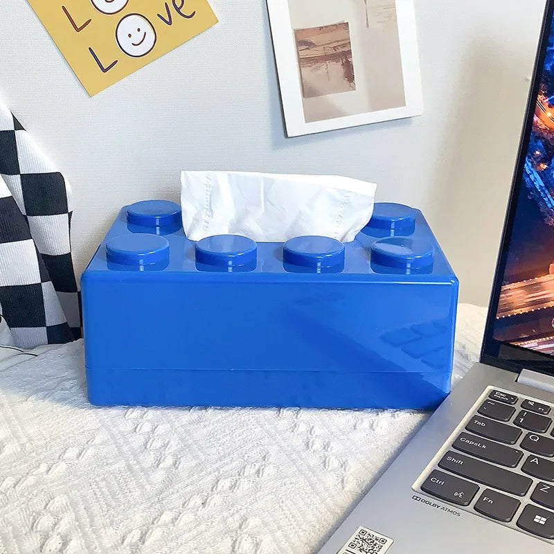 Nostalgic Lego Block-Style Tissue Case