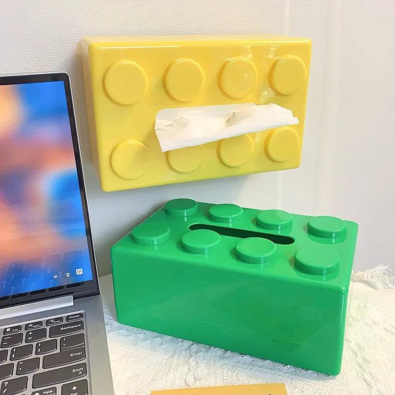 Nostalgisk Lego Block-Style Tissue Case