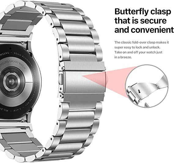 Titaniumlegerings klokkerem som passer til Samsung Galaxy Watch4 5 6 7 Pro