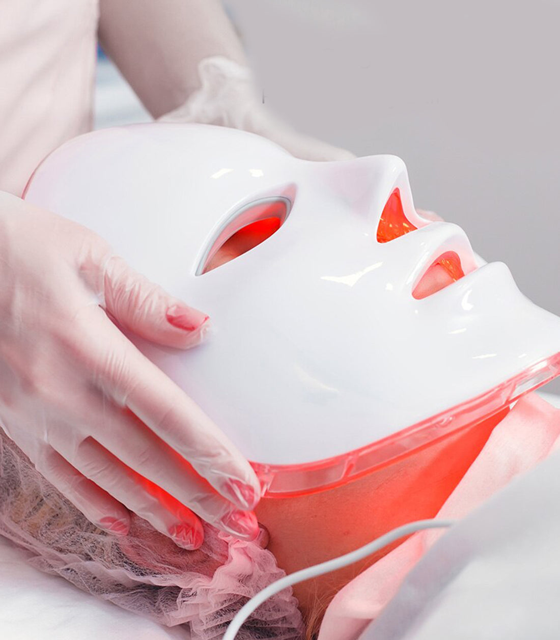 Maschera per terapia LED Vrimlo™ a 7 colori: pelle più liscia senza sforzo