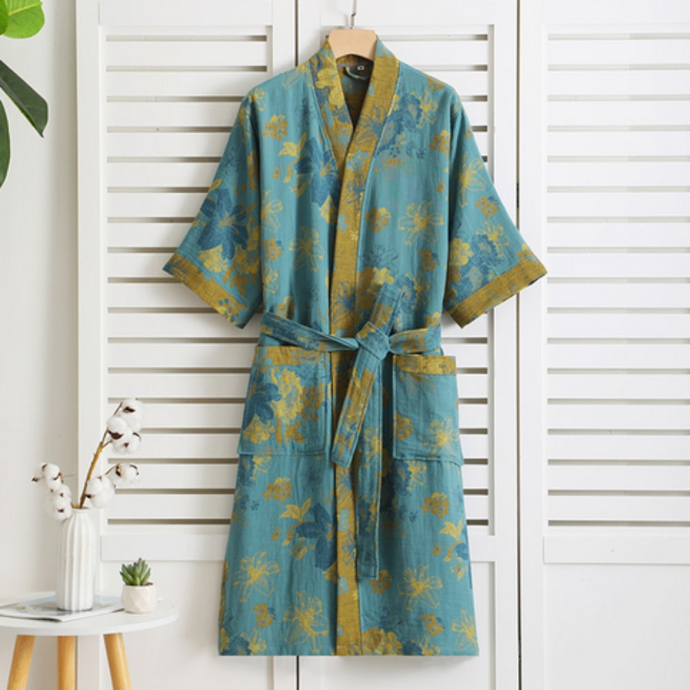 Rosebud Elegance Comfort Bathrobe