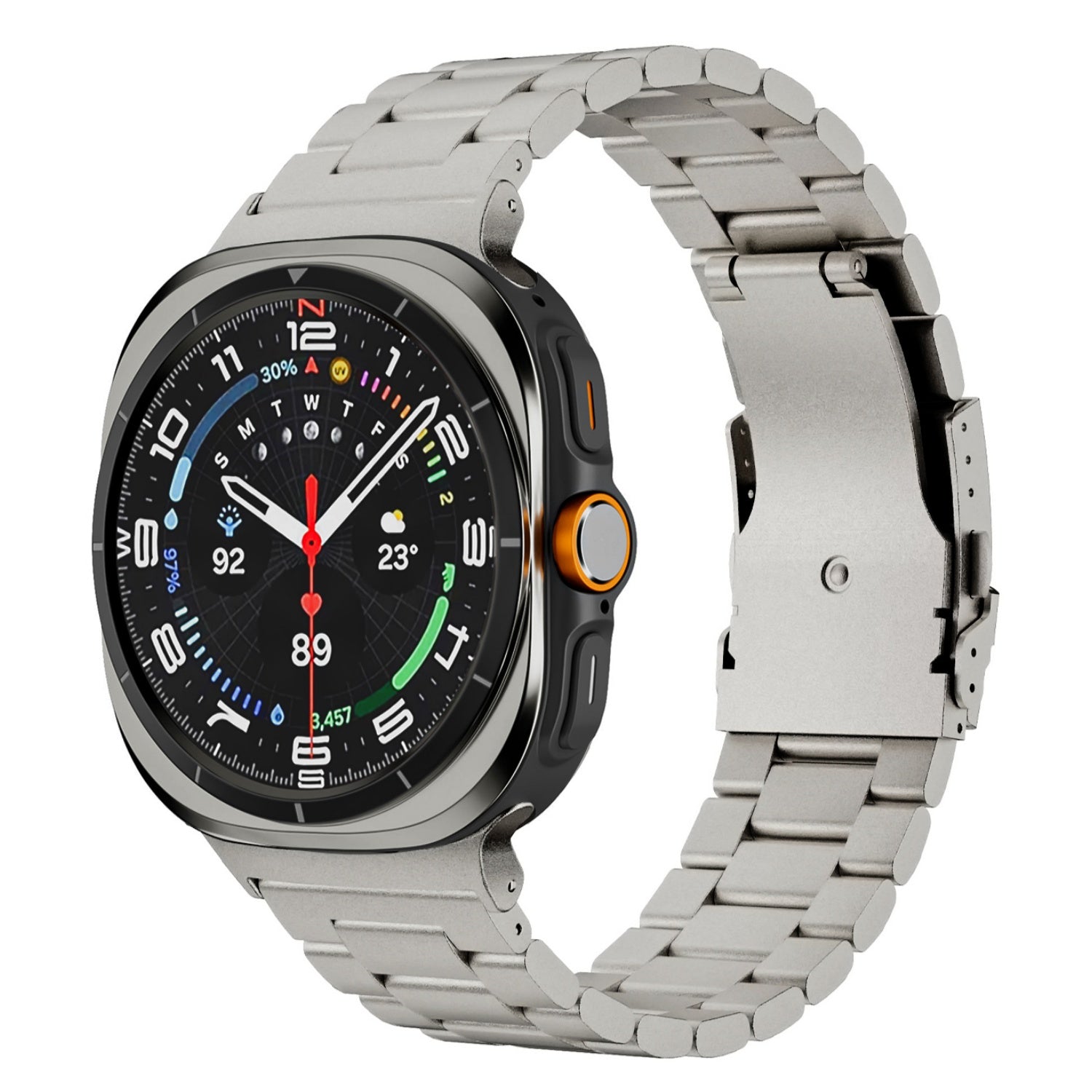 Business Style Titanium Band For Samsung Watch Ultra