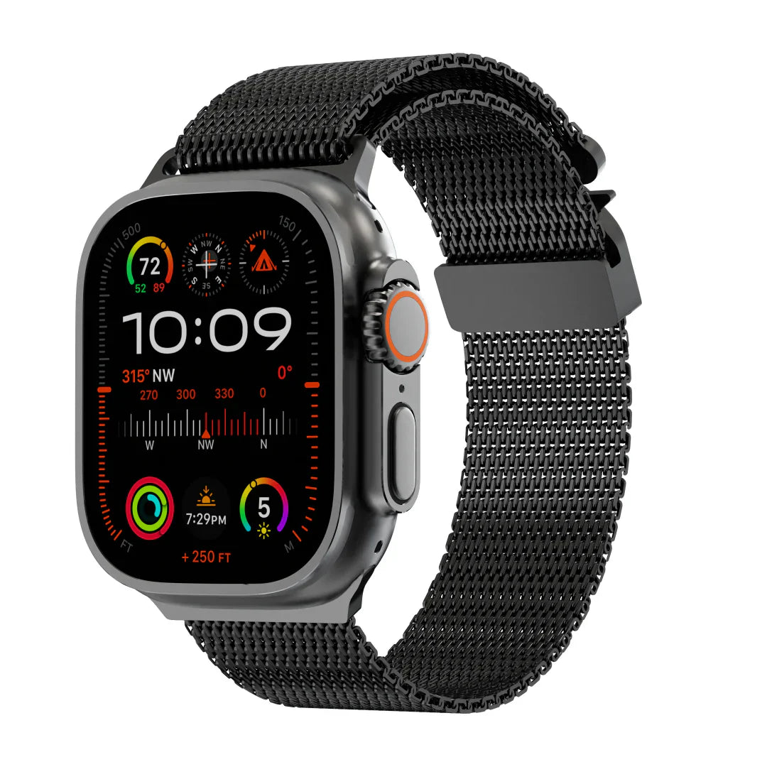 Pulseira de Titânio Milanesa para Apple Watch