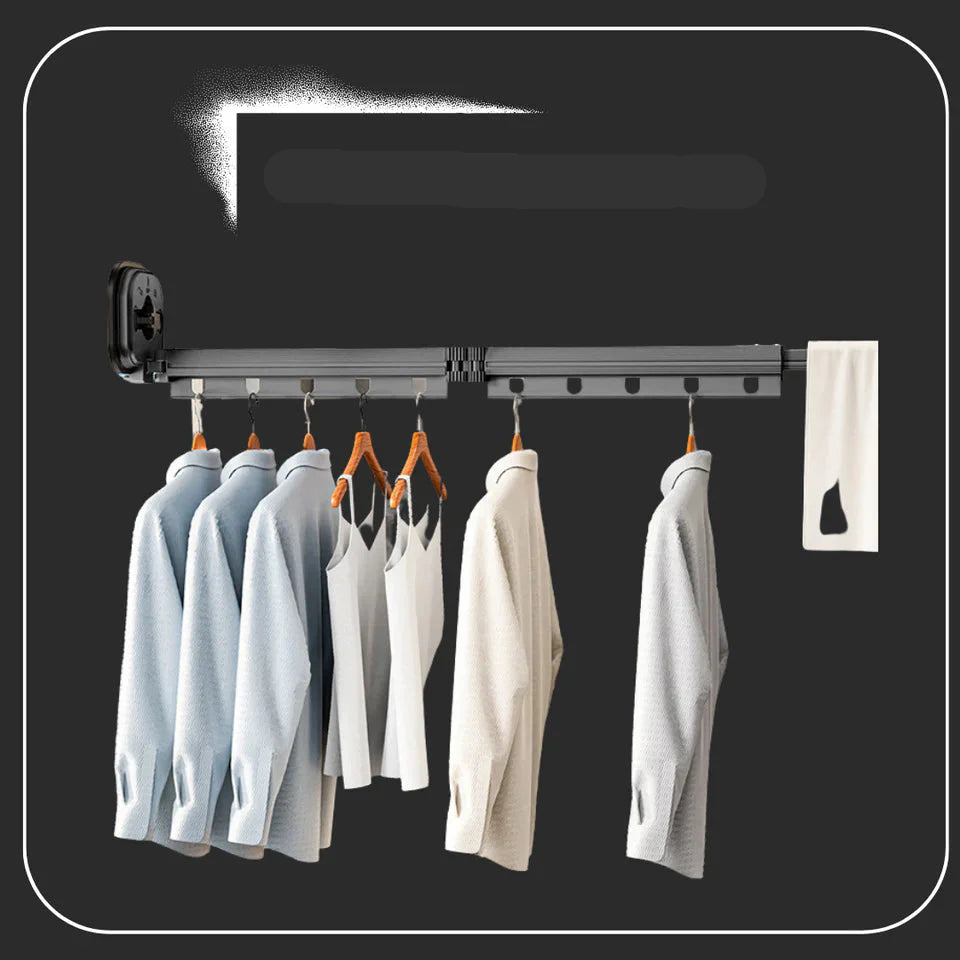 Retractable Clothes Drying Rack in Aluminium