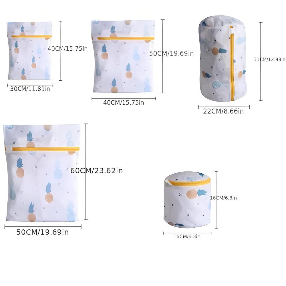 Printed Mesh Laundry Bag Set