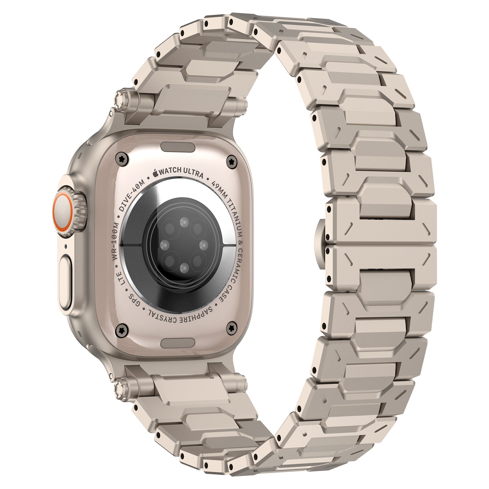 Zegarek Explorer ze stali nierdzewnej do Apple Watch