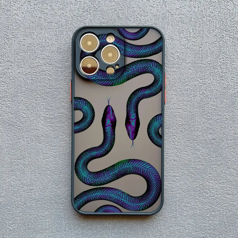 Serpent Motif iPhone Case