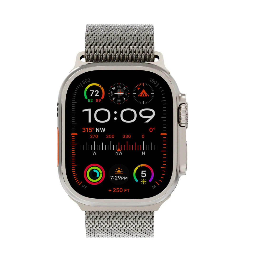 Pulseira de Titânio Milanesa para Apple Watch