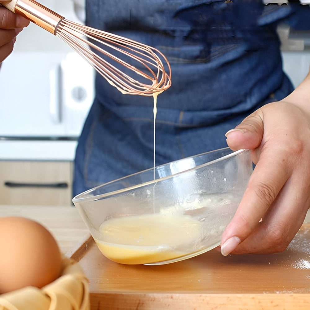 Fouet de cuisine en cuivre luxe