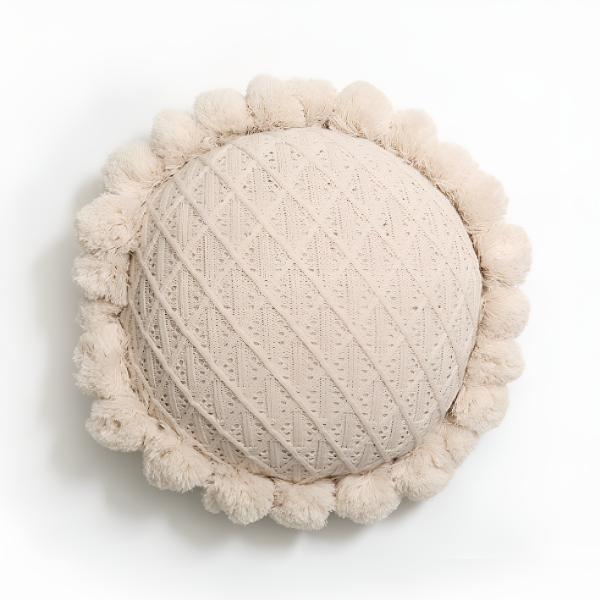 Cuscino Pom-Pom Girasole Chic