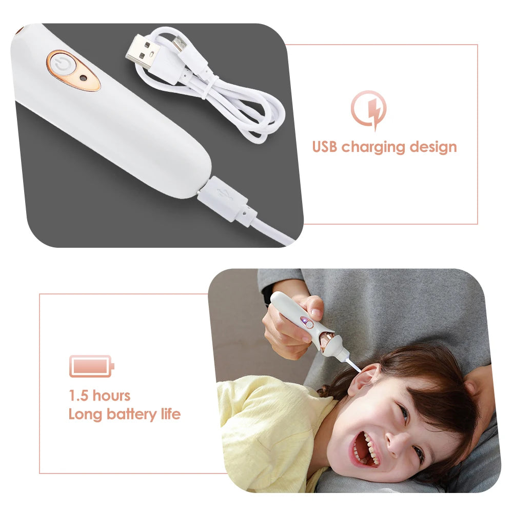 Cordless Ear Wax Remover – Gentle, Safe, and Eco-Friendly Ear Cleaning Solution