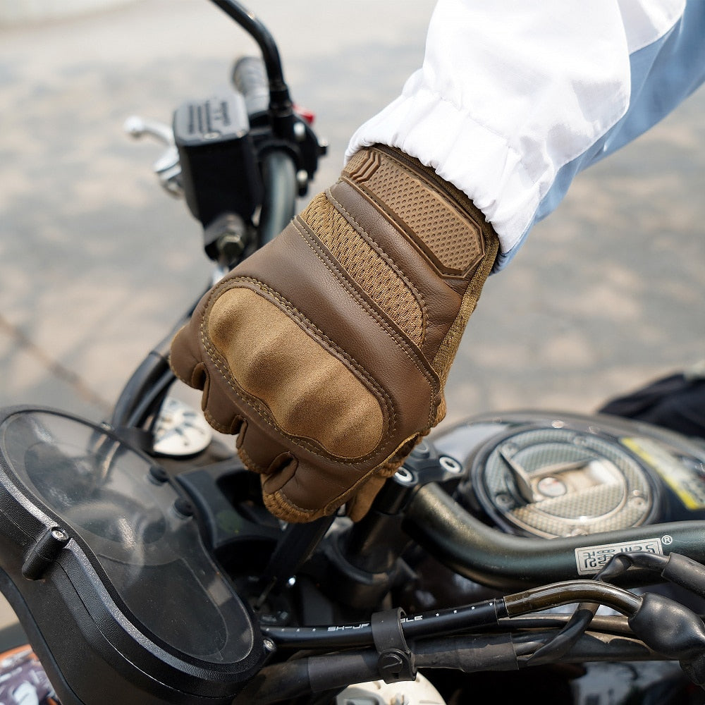 Touchscreen Leather Gloves