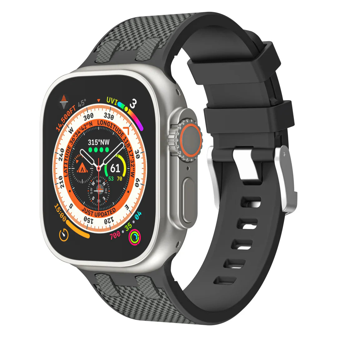 سوار سيليكون ثنائي اللون جديد لـ Apple Watch