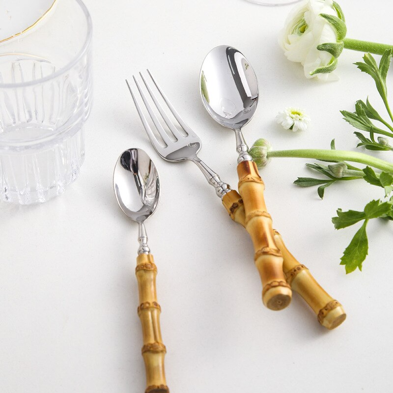 Natural Bamboo Cutlery Set