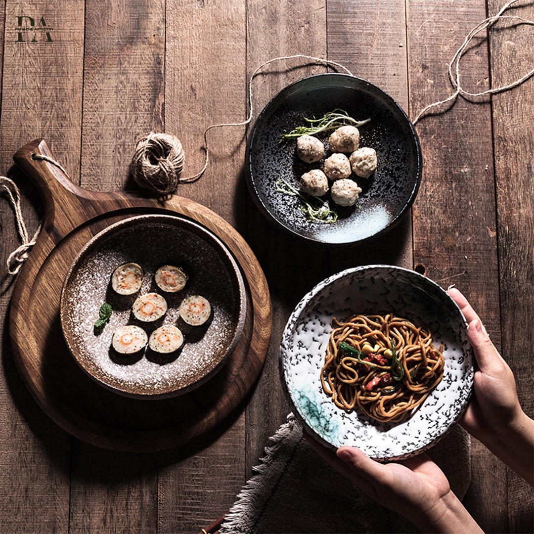 Rustic Zen Garden Plate