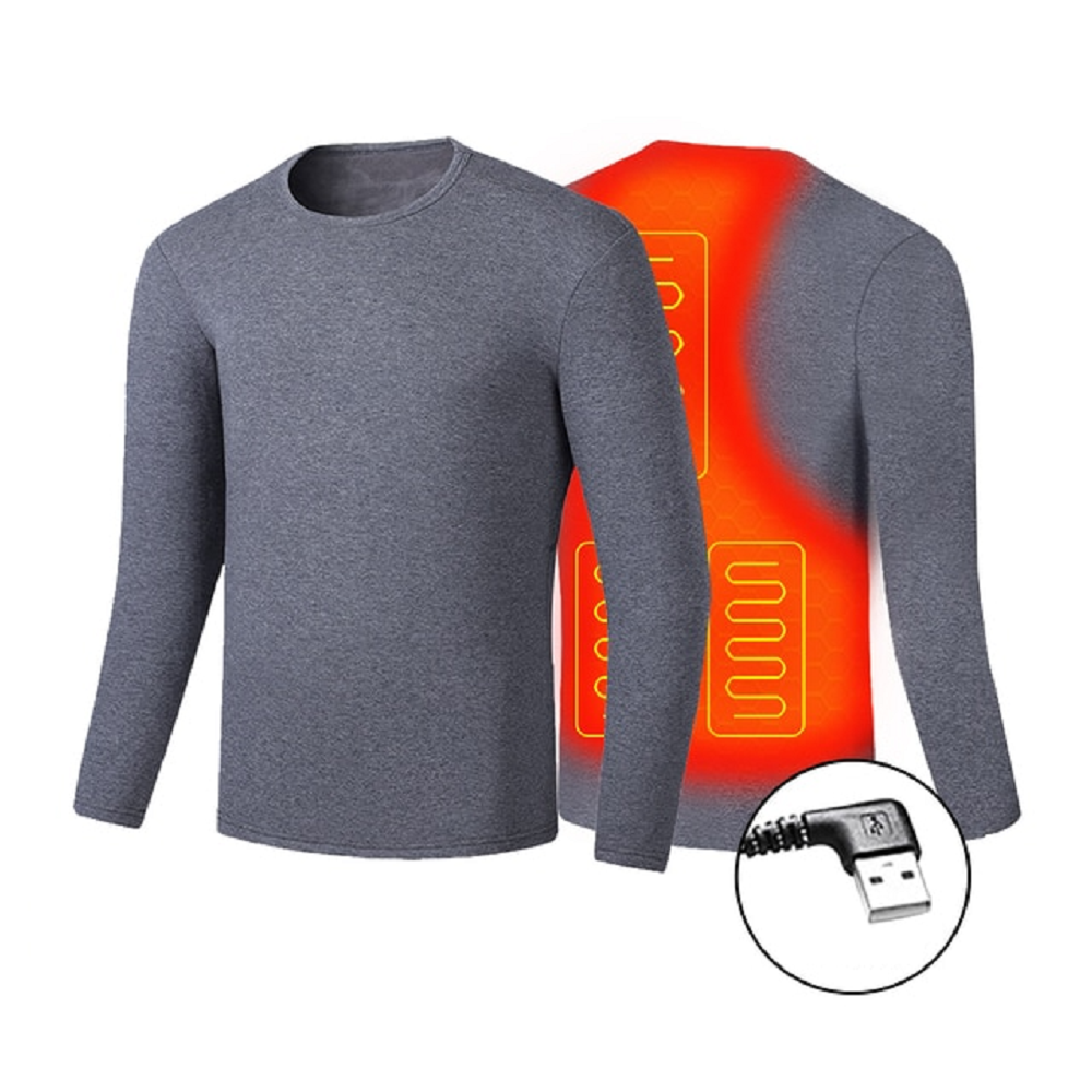 Electric heated winter thermal underwear set