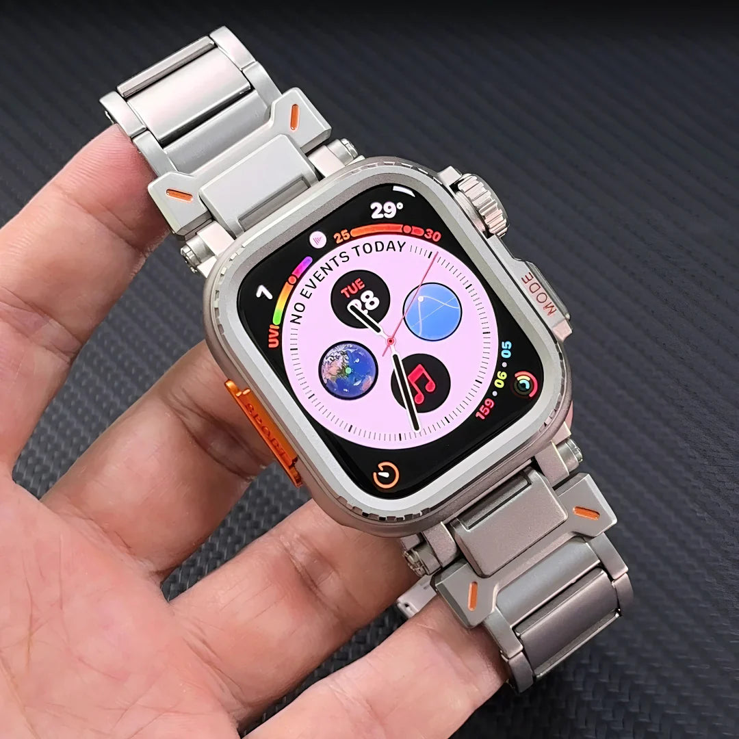 Étui robuste en alliage d'aluminium pour Apple Watch