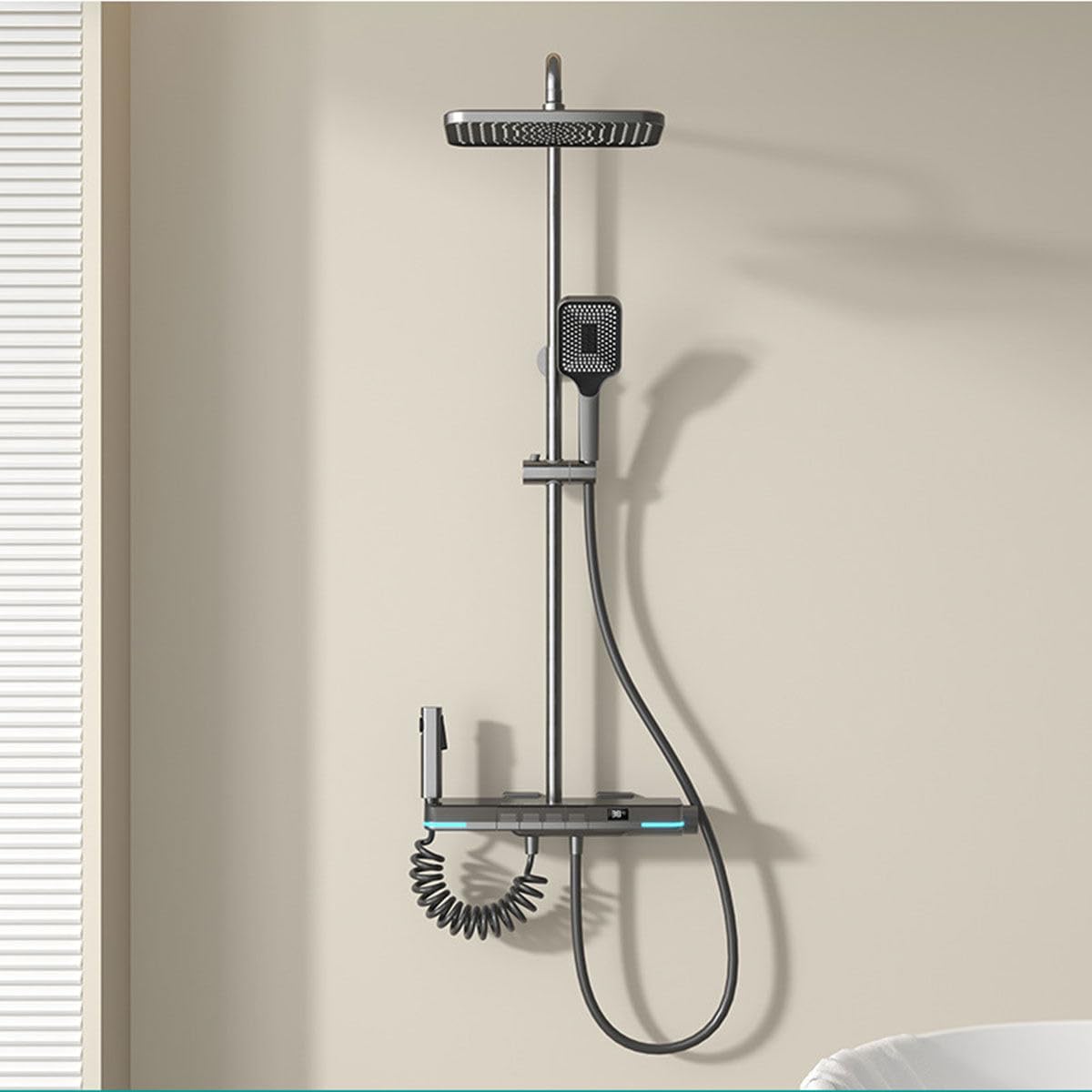 Thermostatic Digital Display Shower System