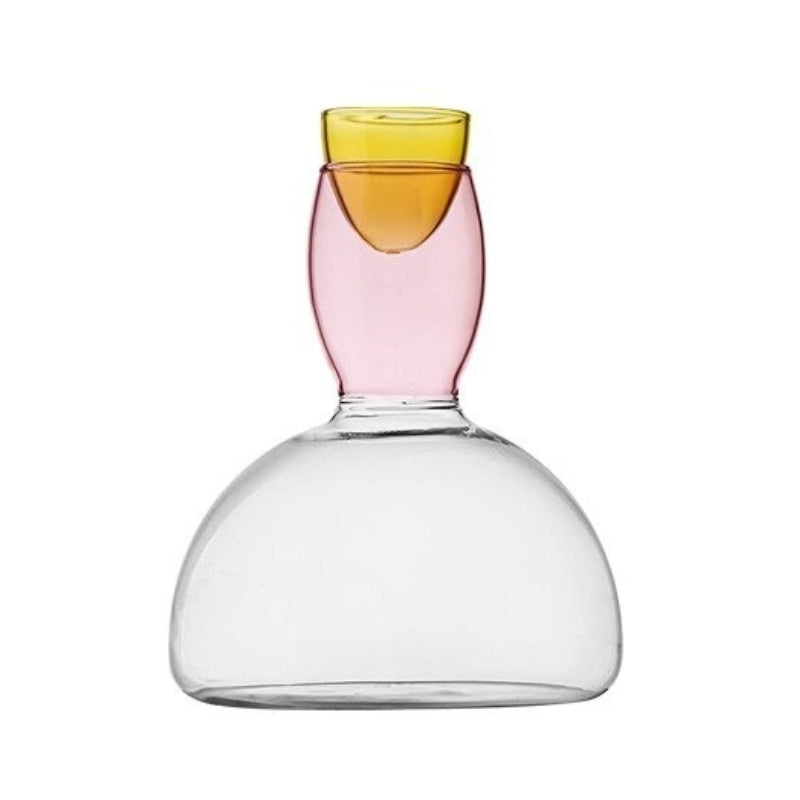 Pop of Color Glass Wine Decanters