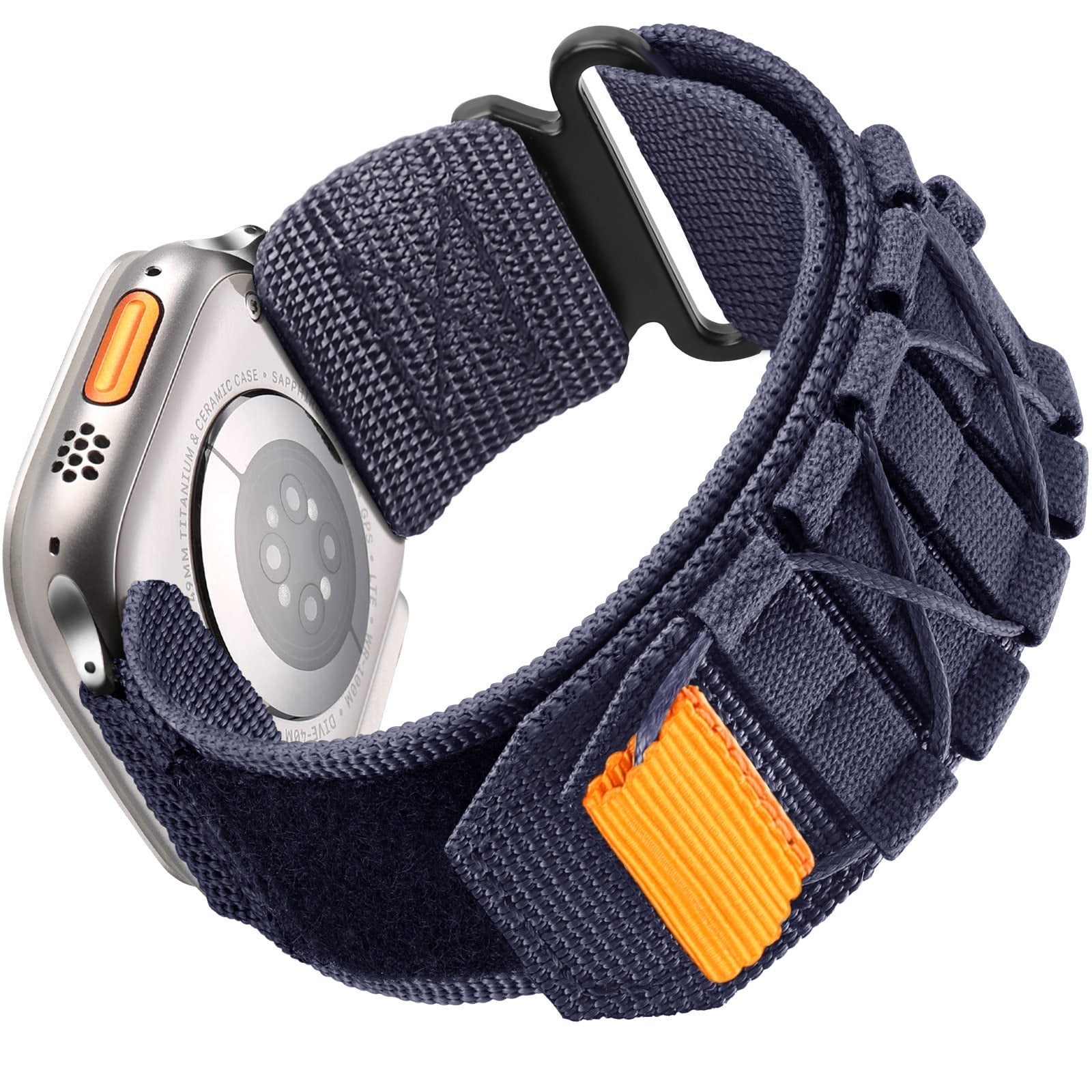 Nylon-Canvas-Loop-Klettverschlussarmband für die Apple Watch