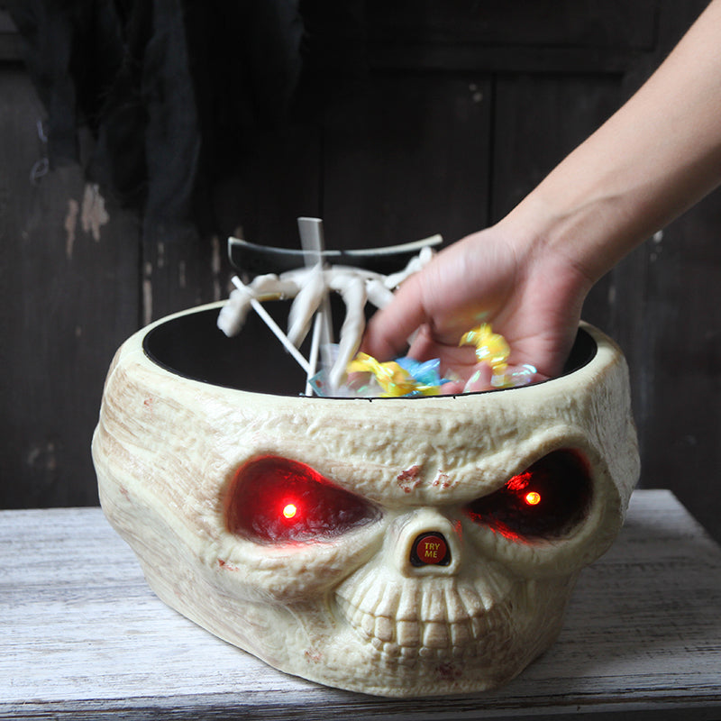 Elektrische Halloween-decoratie Ghost Hand Candy Bowl