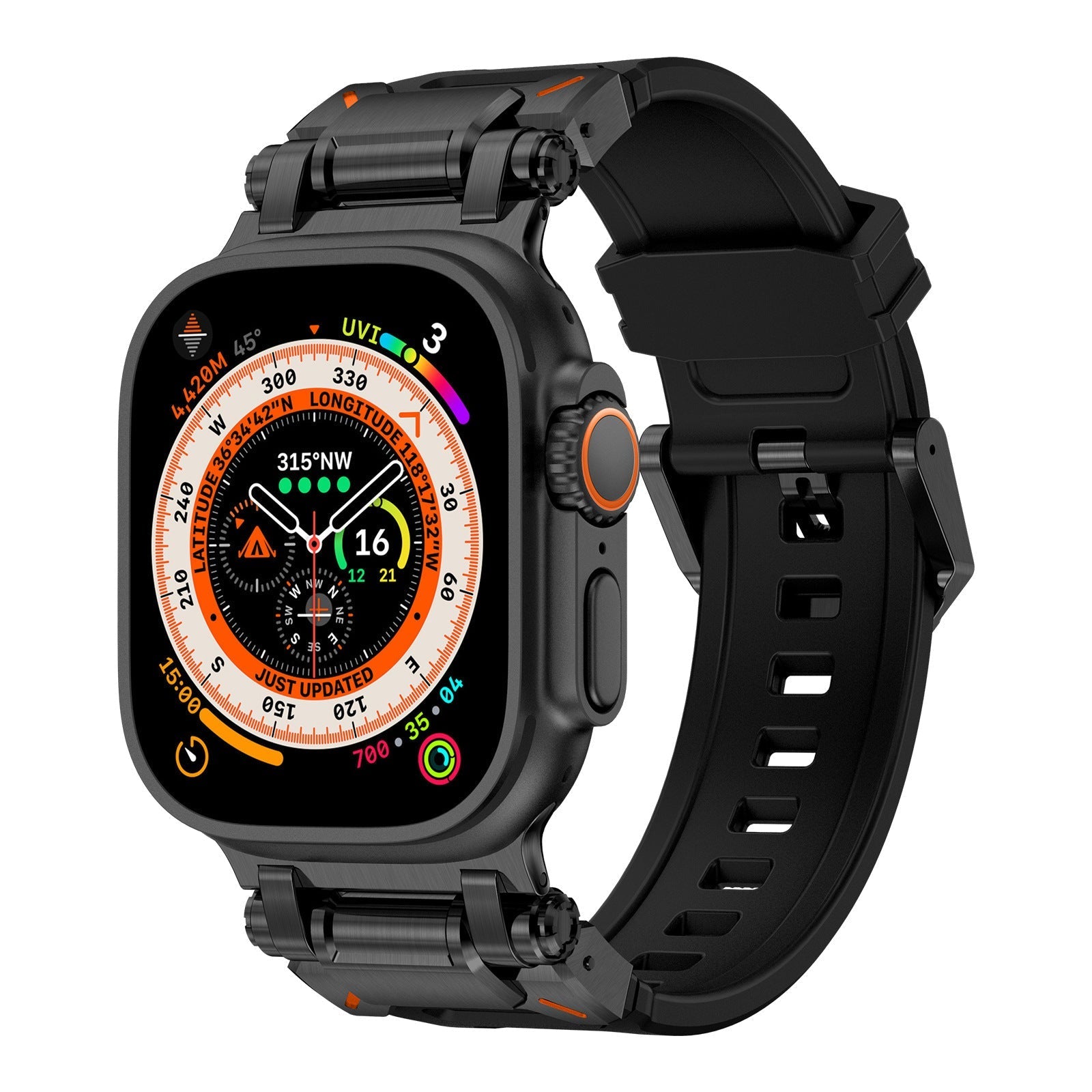 Explorer silikonrem for Apple Watch