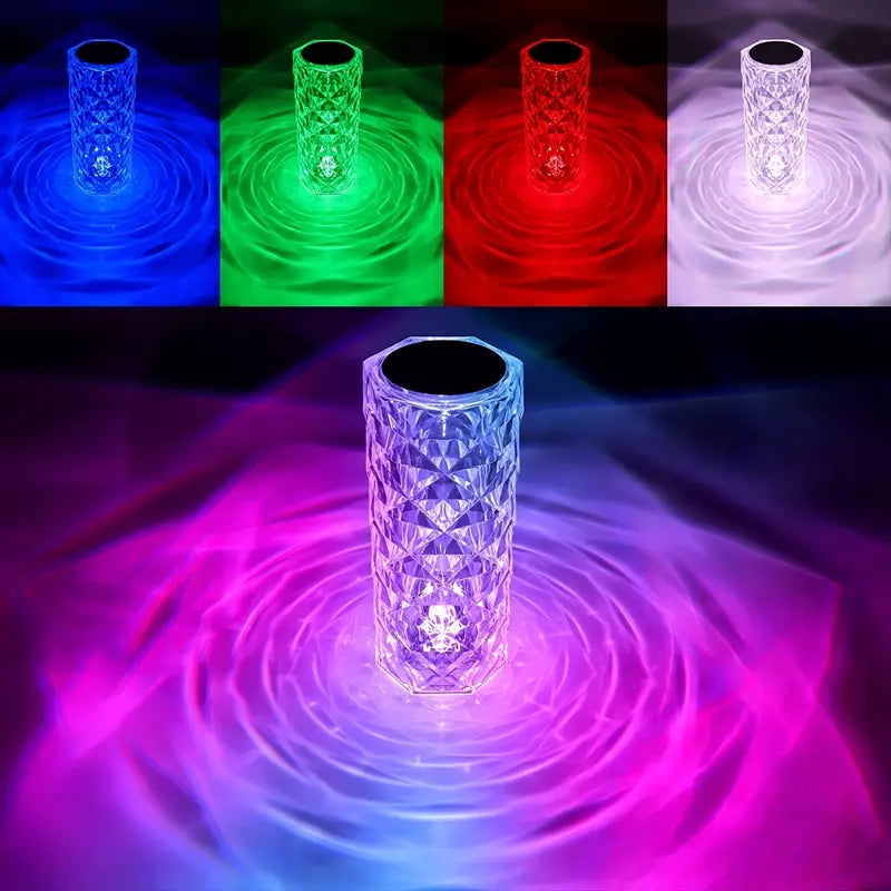 CrystalGlow™ Touch Sensitive Crystal Lamp