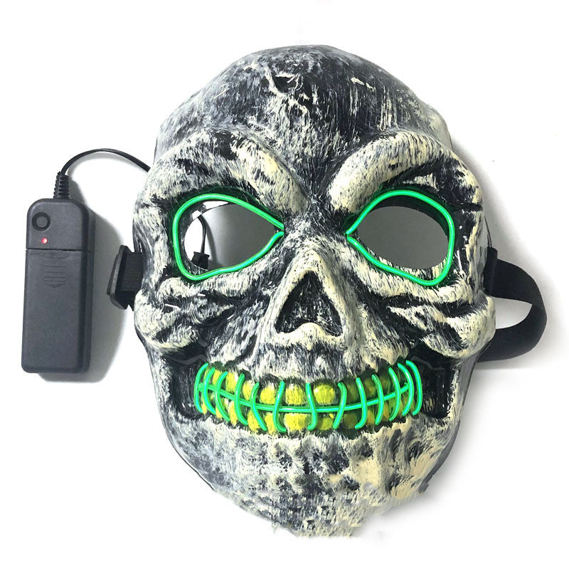 Schedel Tweekleurig Gloeiend Masker Halloween