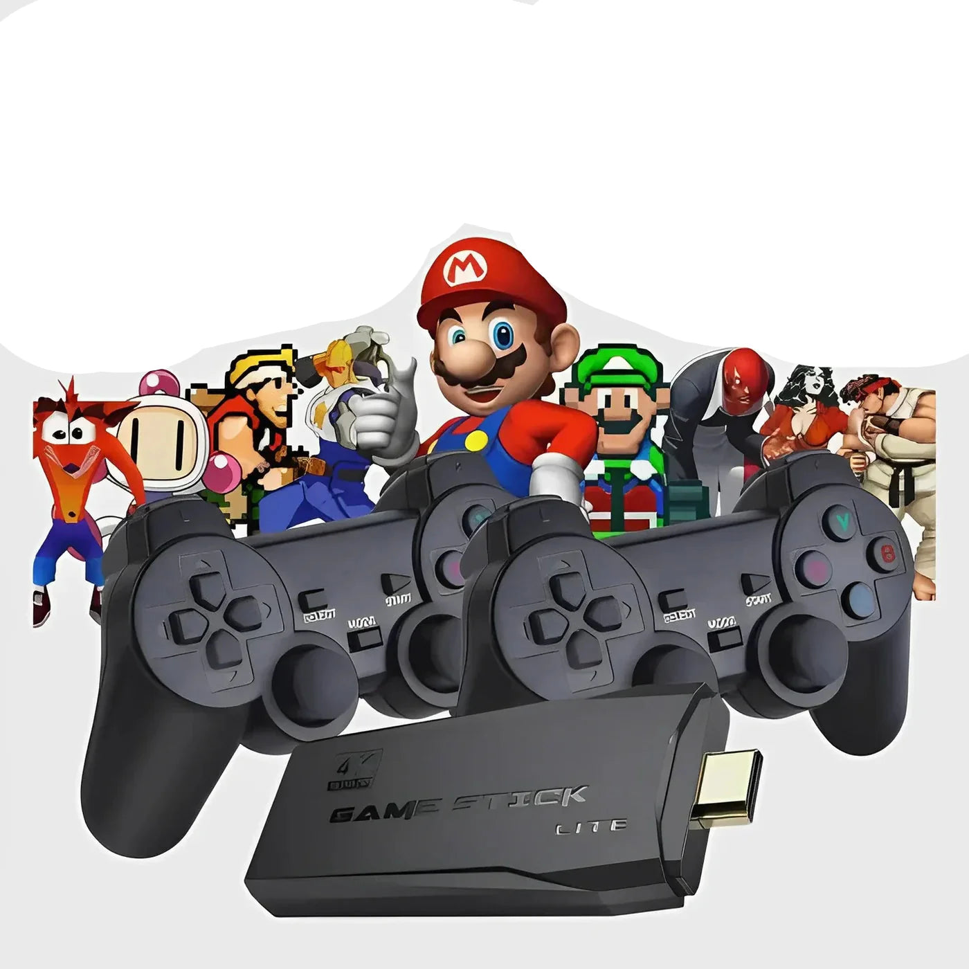 PixelDrive 64gb: Originale con 2 controller - Oltre 20.000 giochi da Mario ai Pokémon