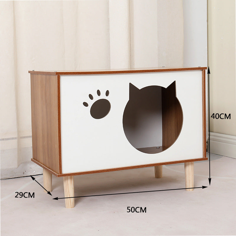 WoodNest Pet Bed & Bedside Table Combo