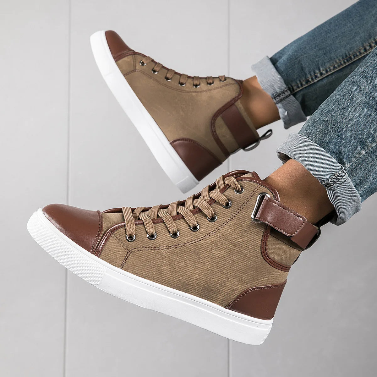 Retro High-Top Men's Sneakers