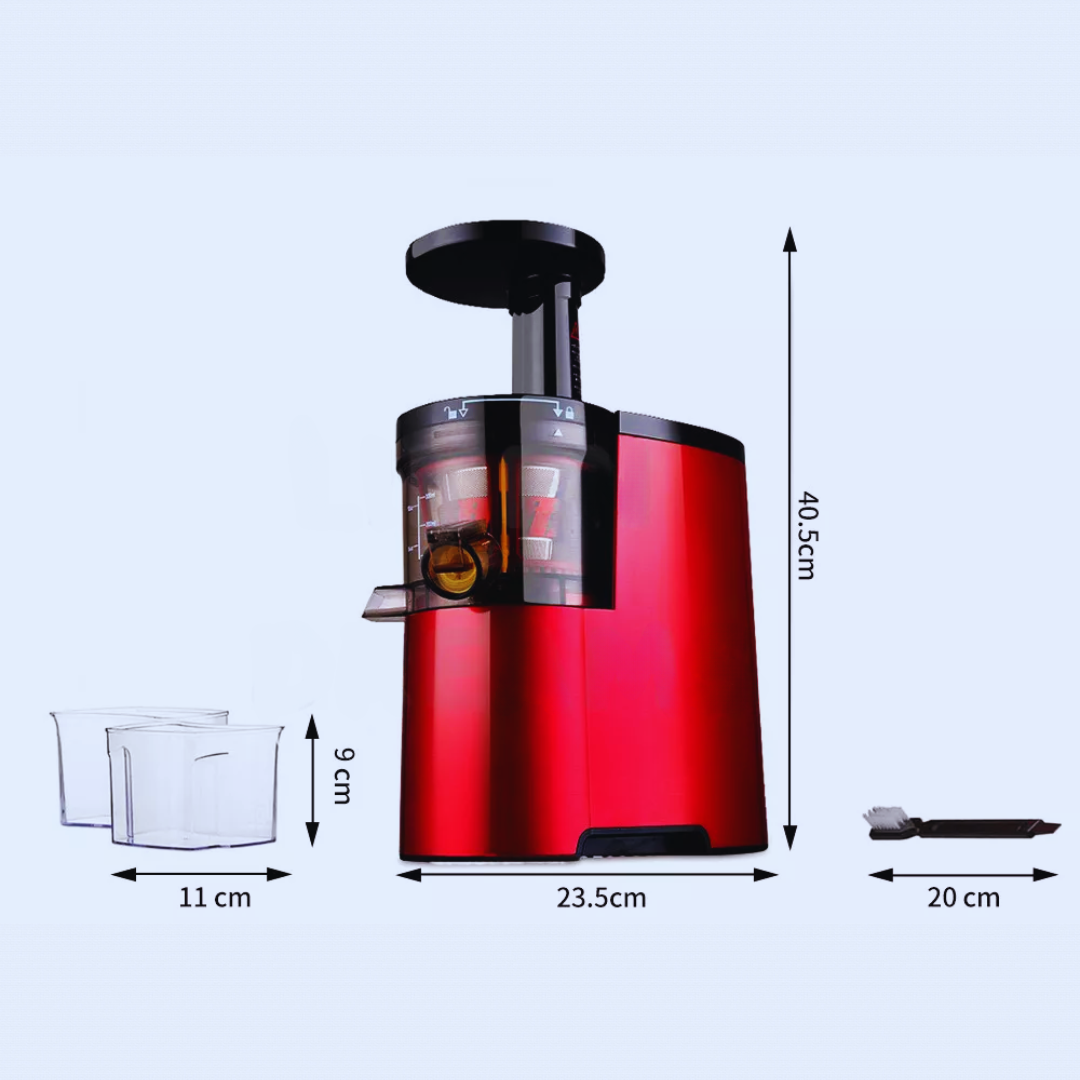 Extractor de Jugo de Prensa Fría – Disfruta de Jugo Fresco Suave y Sin Pulpa