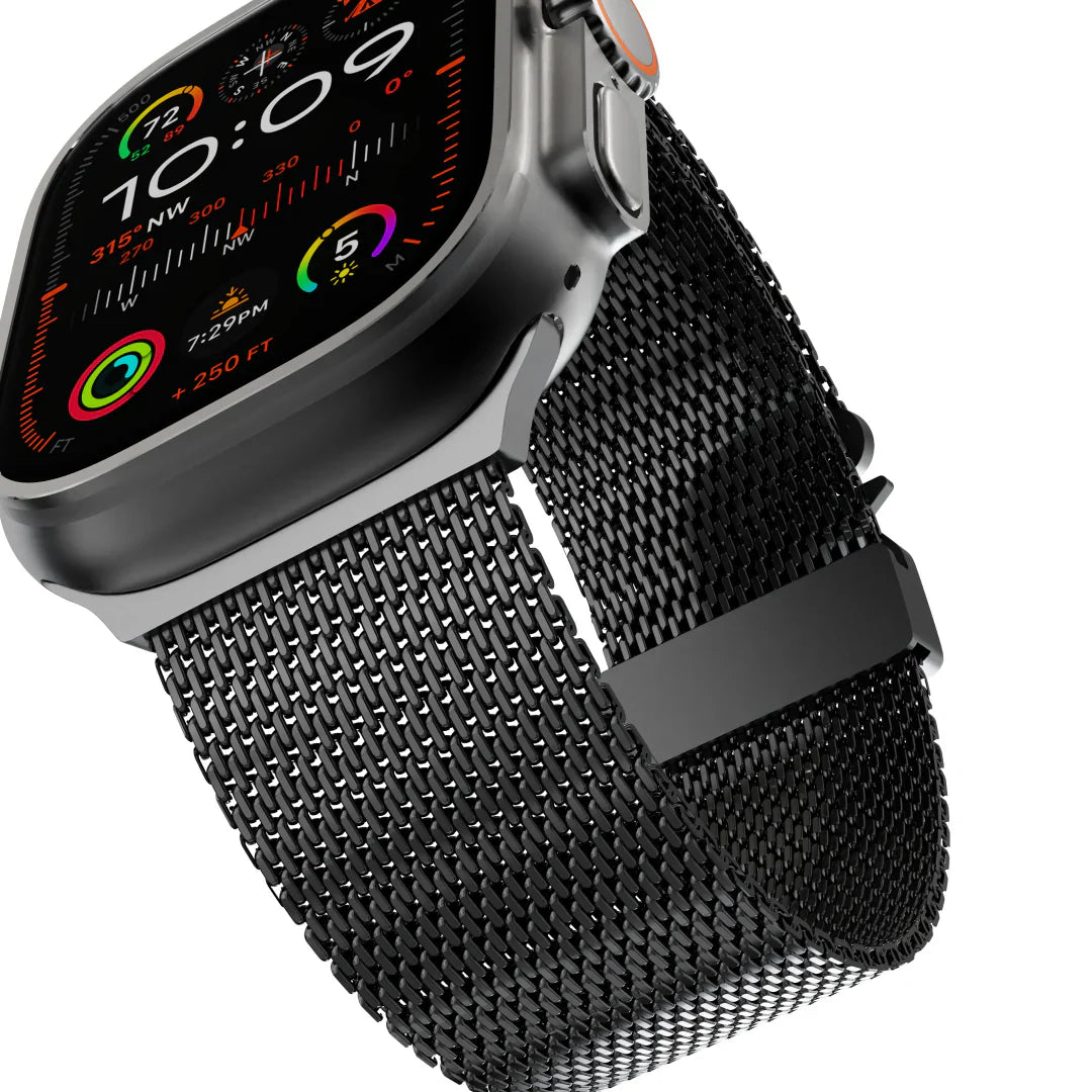 Pulseira de Titânio Milanesa para Apple Watch