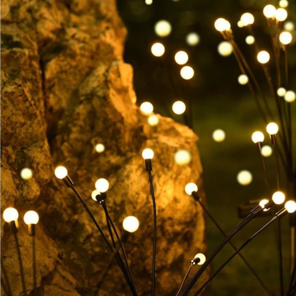 Lumières de jardin lucioles solaires