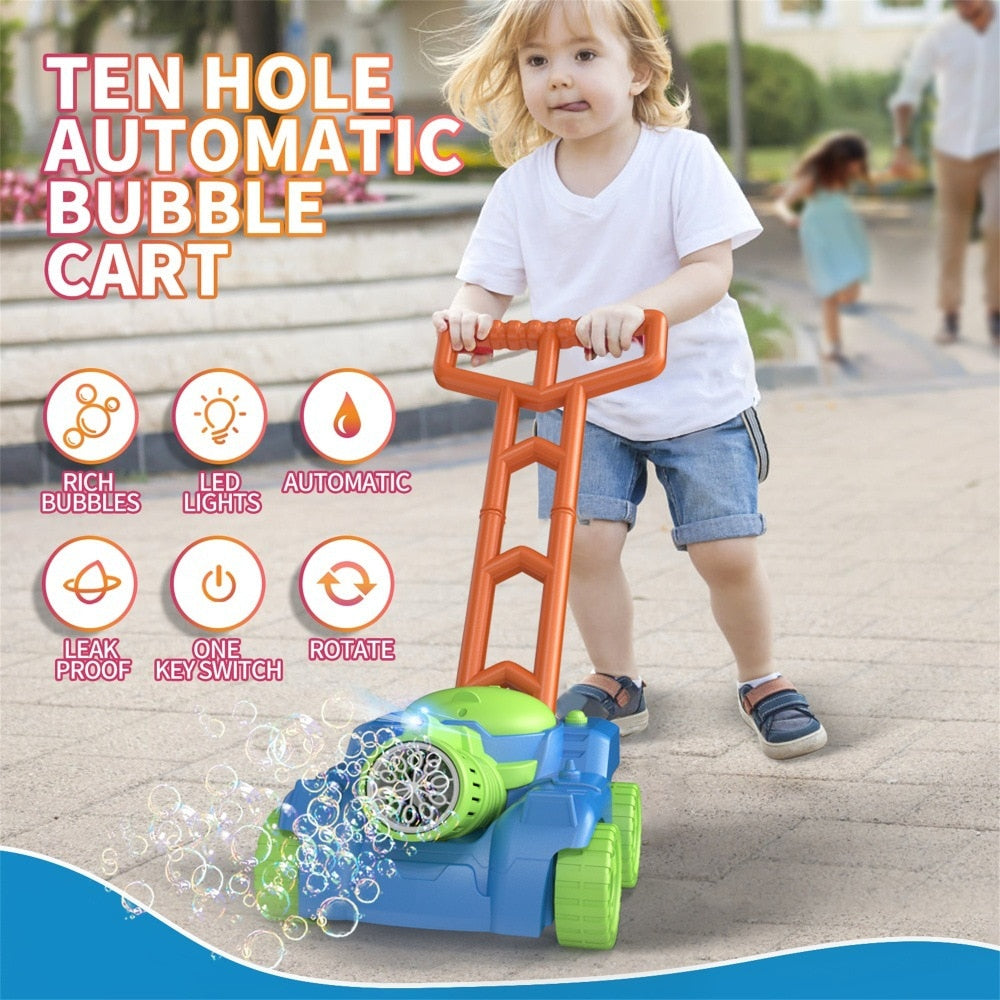 Bubble Mower™ – Bezaubernde Seifenblasen – Seifenblasenmaschine für Kinder