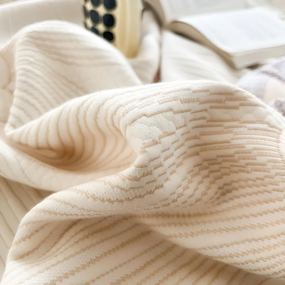 Coperta in cotone con motivo floreale